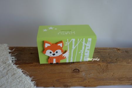 Dřevěná pokladnička