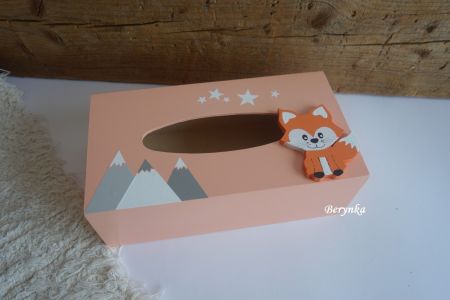 Krabička na kapesníky s liškou