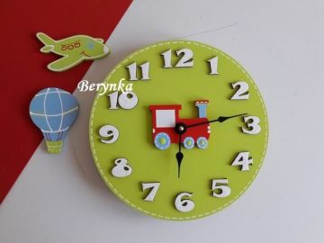 Hodiny s mašinkou - kulaté/čtvercové