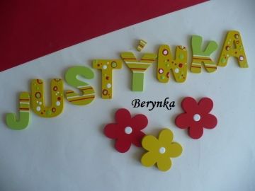 Dřevěná písmenka "bublinky"