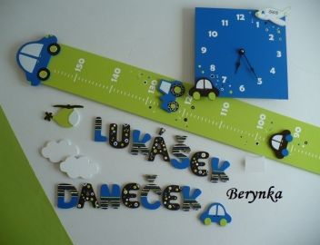 Dřevěná písmenka "bublinky"