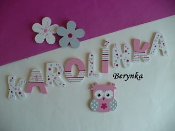 Dřevěná písmenka "bublinky"