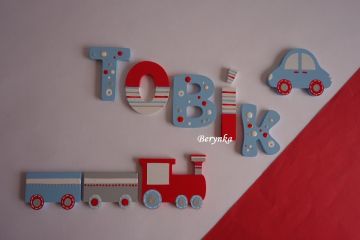 Dřevěná písmenka "bublinky"