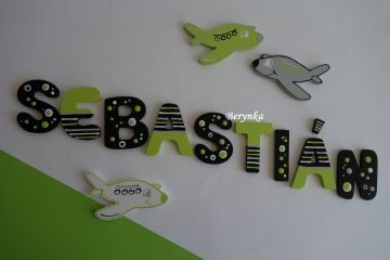 Dřevěná písmenka "bublinky"