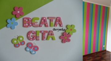 Dřevěná písmenka "bublinky"