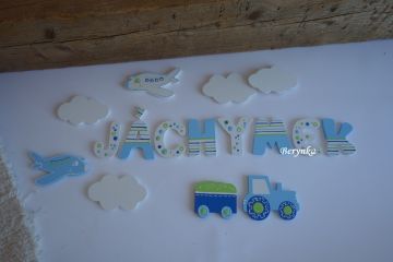 Dřevěná písmenka "bublinky"