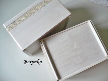 Dřevěná vzpomínková bedýnka s patinou