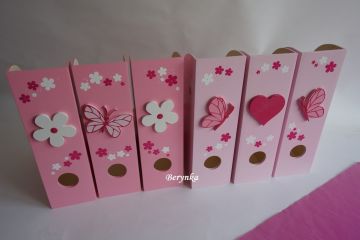 Dřevěný šanon se srdíčkem