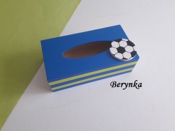 Krabička na kapesníky s míčem