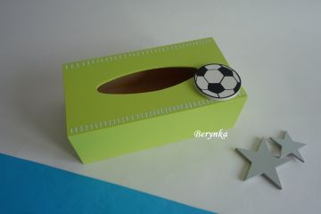 Krabička na kapesníky s míčem