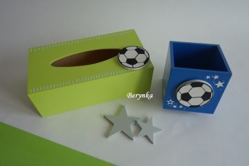 Krabička na kapesníky s míčem