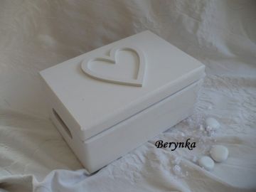 Svatební bedýnka se srdíčkem