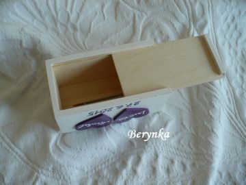 Svatební pokladnička se srdíčky a kytičkami