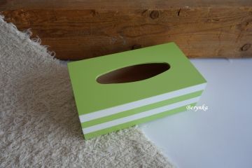 Krabička na kapesníky - prouhatá