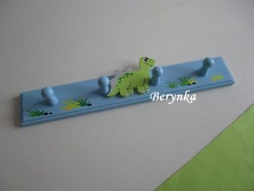 Dětský věšák s dinosaury