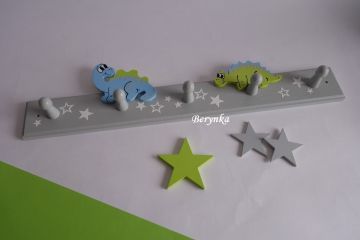 Dětský věšák s dinosaury