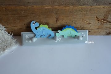 Dětský věšák s dinosaury