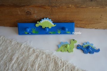 Dětský věšák s dinosaury