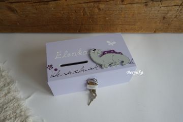 Pokladnička se zámečkem