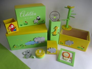 Dřevěné dekorace - zvířátka ze ZOO