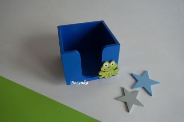 Krabička na poznámkové bločky se žabičkou