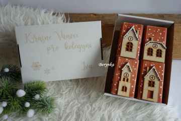 Adventní dřevěné svícny