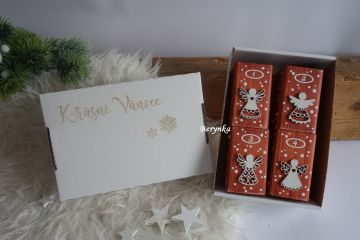 Adventní svícny s andělíčky - různé barvy