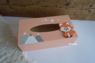 Krabička na kapesníky s liškou