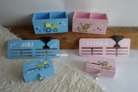 Dekorace - v pudrově růžové barvně