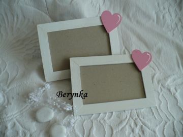 Dřevěný fotorámeček - svatební