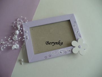 Dřevěný fotorámeček - svatební