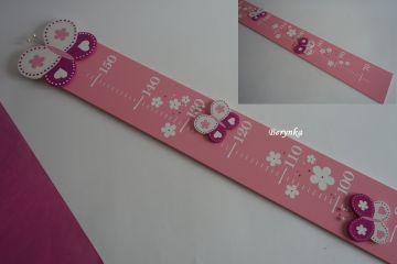 Dětský metr s motýlkem