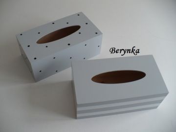 Krabička na kapesníky - puntíkatá