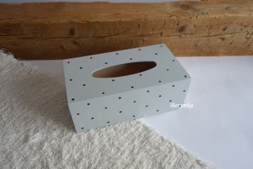 Krabička na kapesníky - puntíkatá