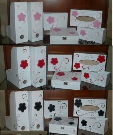 Dřevěné dekorace - spirálky