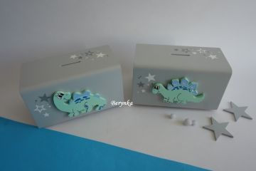 Dřevěná pokladnička - kasička pro děti