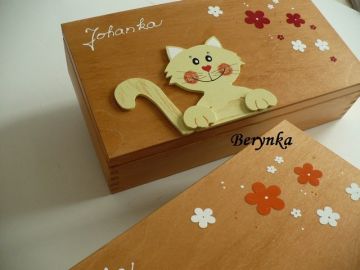 Dřevěné dekorace - kočičky