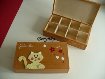 Dřevěné dekorace - kočičky