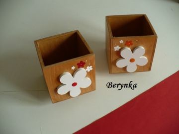 Dřevěné dekorace - kočičky