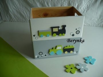 Dřevěné dekorace - v pastelových barvách