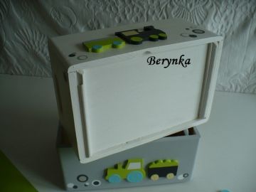 Dřevěné dekorace - v pastelových barvách