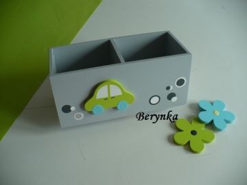 Dřevěné dekorace - v pastelových barvách