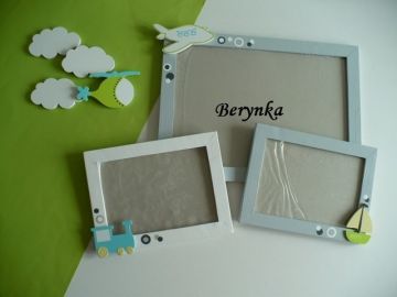 Dřevěné dekorace - v pastelových barvách