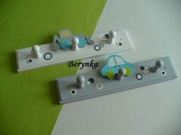 Dřevěné dekorace - v pastelových barvách