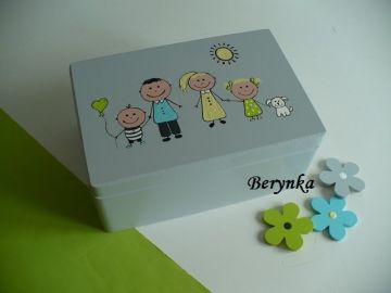 Dřevěné dekorace - v pastelových barvách