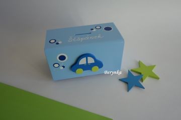 Dřevěná pokladnička pro děti