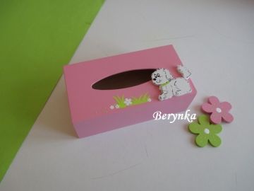 Krabička na kapesníky s pejskem