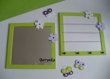 Zrcadla v rámu - čtvercová