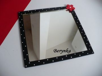 Zrcadla v rámu - čtvercová