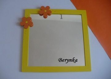 Zrcadla v rámu - čtvercová